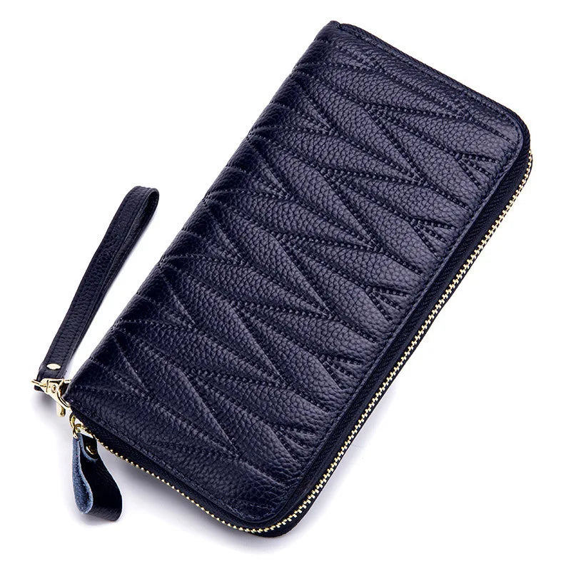 Women's wallet in genuine leather with RFID for card