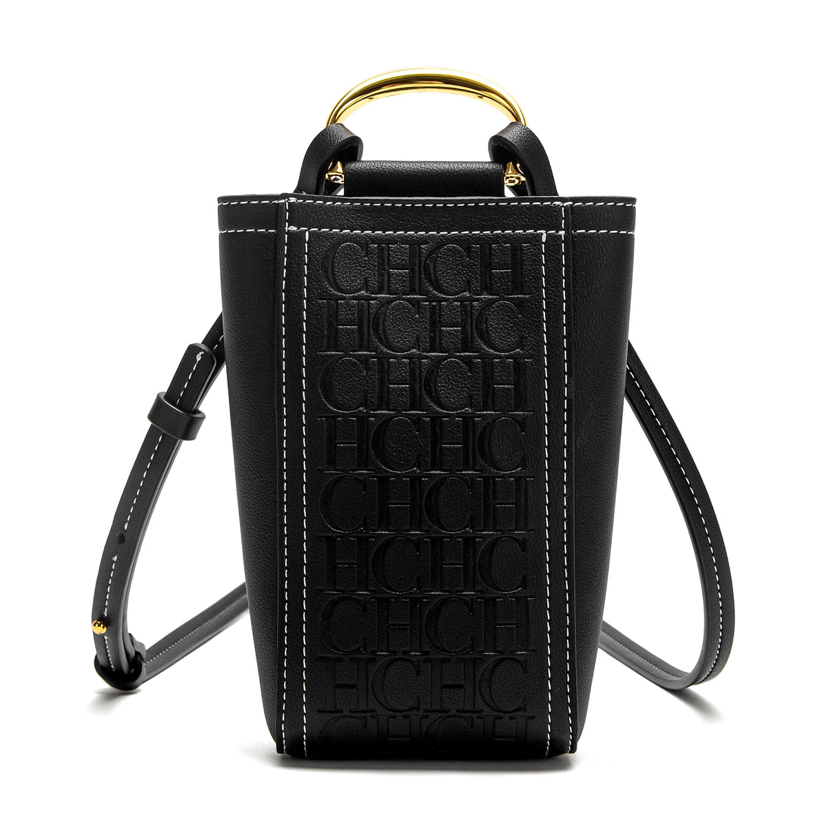 Women's crossbody bag, solid color, for cell phone and credit cards