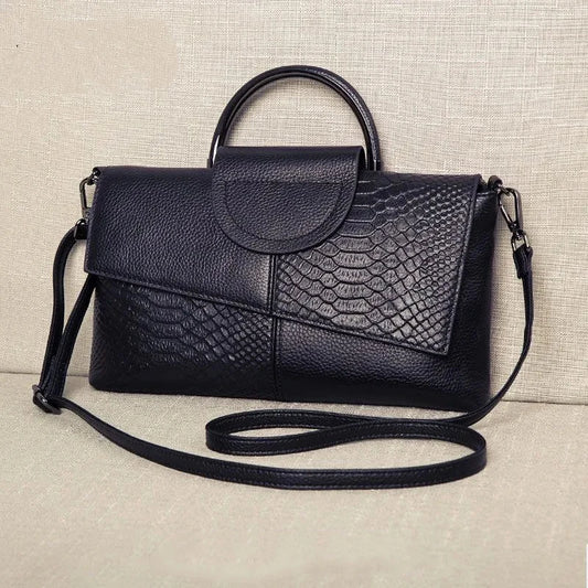 High-Quality Soft Leather Women's Bag (Crossbody/Shoulder/Handheld) – Modern and Sophisticated Design