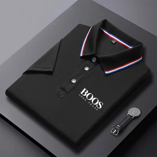 Men's short-sleeved polo shirt, casual and comfortable