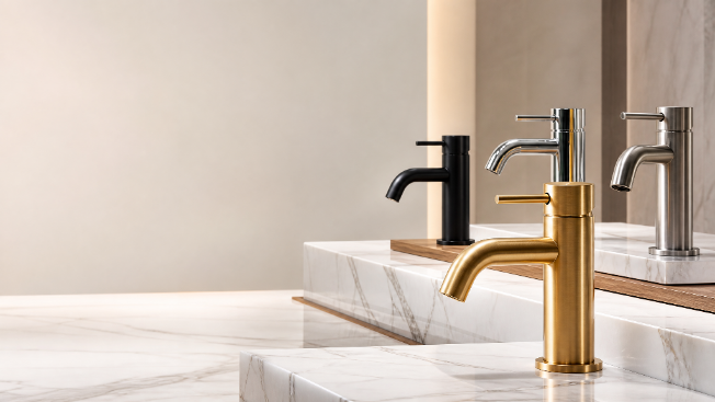 Bathroom sink faucet
