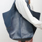Women's Beach Bag – Elegant, Handmade Retro Style; Multifunctional Solid-Color Design with Zipper and Fixed Straps