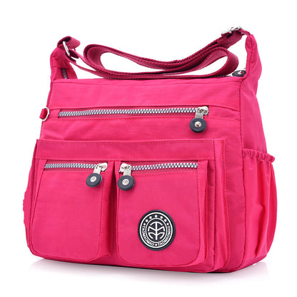 Women's nylon shoulder/crossbody bag