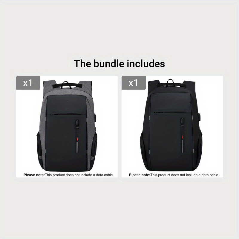 Men's Anti-theft Backpack for Laptop with Large Capacity * Shoulder Bag for Travel and Business