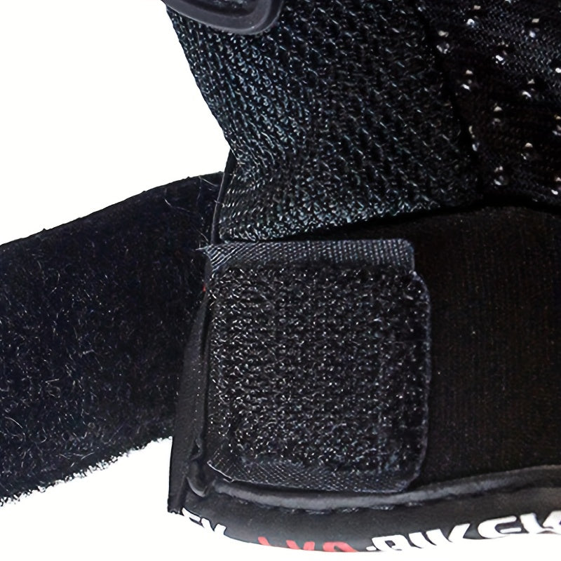 Unisex gloves for motorcycling, cycling, off-road riding, and other sports; breathable and featuring touchscreen-compatible fingertips