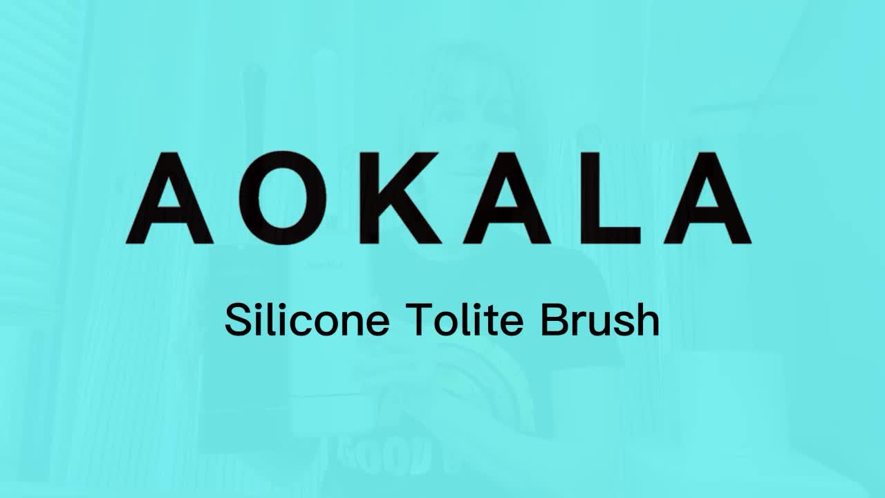 Toilet brush with holder, stylish with long ergonomic handle, a modern and deep cleaning accessory for the bathroom