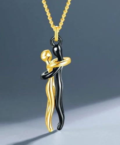 Love Symbol Hug Pendant Necklace – Sophisticated and Elegant