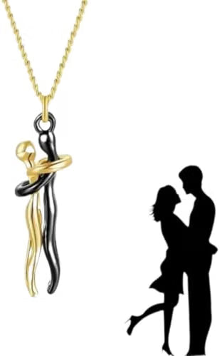 Love Symbol Hug Pendant Necklace – Sophisticated and Elegant