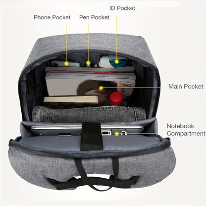 Men's Anti-theft Backpack for Laptop with Large Capacity * Shoulder Bag for Travel and Business