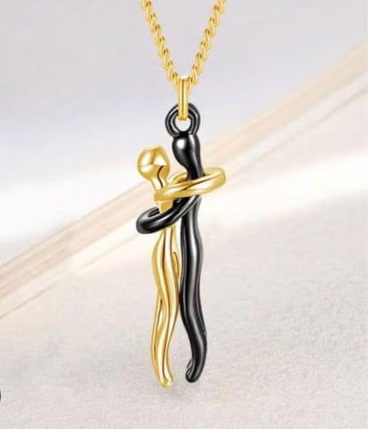 Love Symbol Hug Pendant Necklace – Sophisticated and Elegant