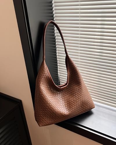 Women's Large-Capacity Retro Leather Hobo Shoulder Bag