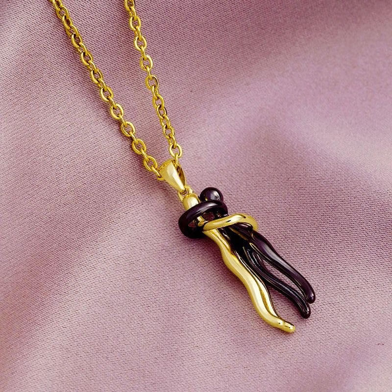 Love Symbol Hug Pendant Necklace – Sophisticated and Elegant