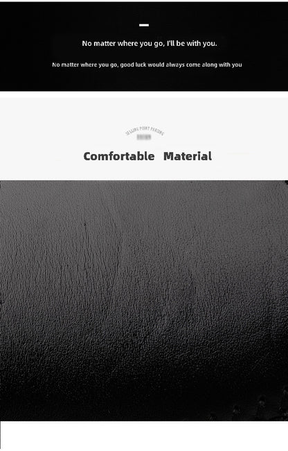 Comfortable, breathable men's shoes with visible stitching