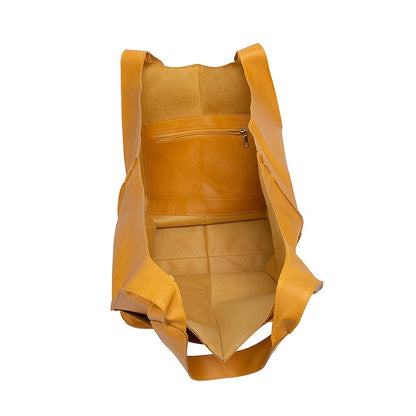 Women's Beach Bag – Elegant, Handmade Retro Style; Multifunctional Solid-Color Design with Zipper and Fixed Straps