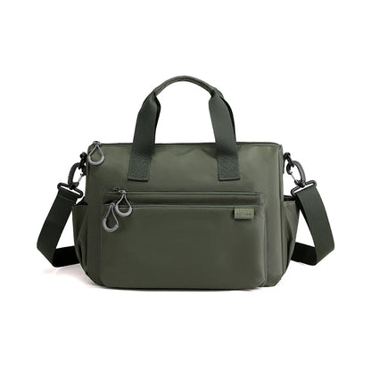 High-quality men's shoulder bag, crossbody, messenger style or executive bag in nylon, large and small sizes.