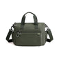 High-quality men's shoulder bag, crossbody, messenger style or executive bag in nylon, large and small sizes.