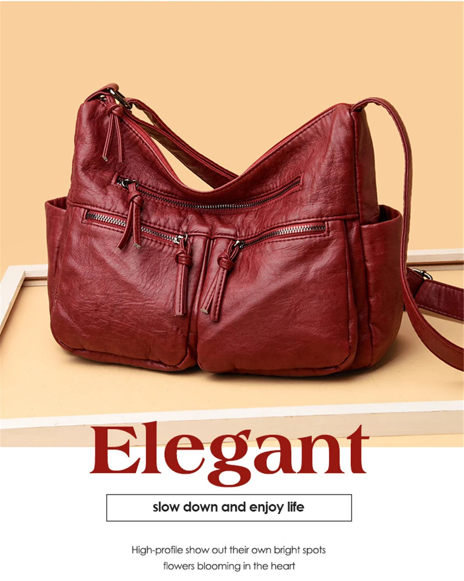 Luxury women's crossbody bags in high-quality leather
