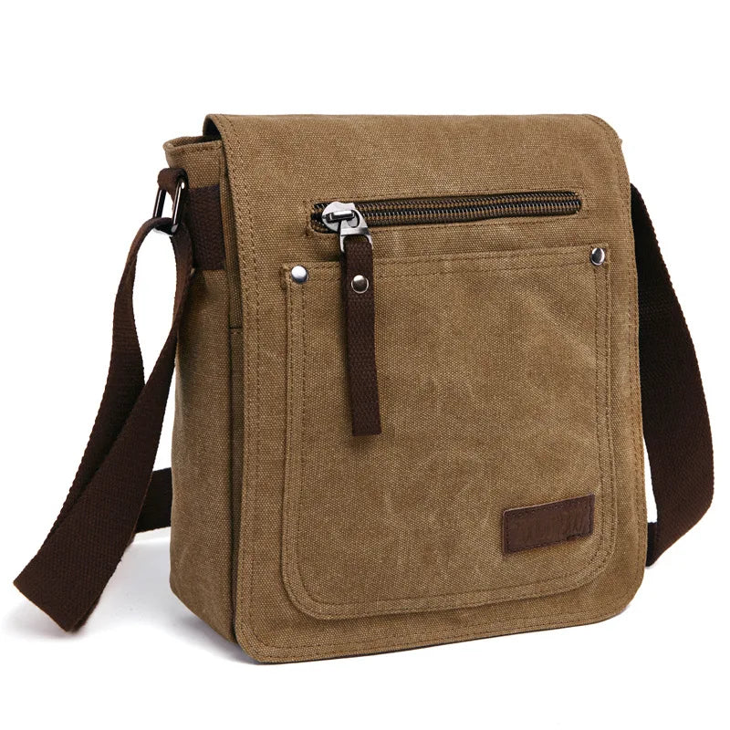 Unisex vintage canvas bag