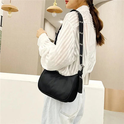 Stylish and casual women's crossbody bag made of waterproof nylon