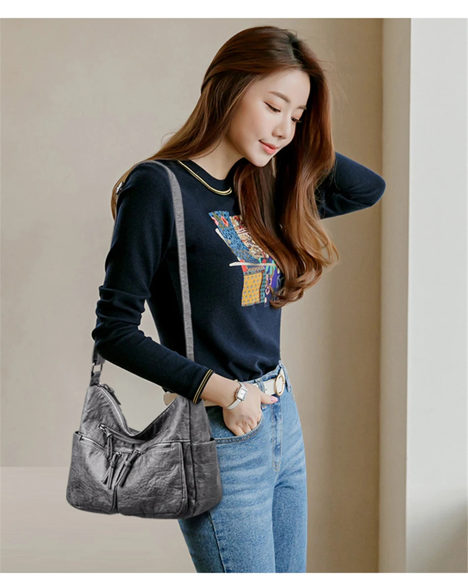 Luxury women's crossbody bags in high-quality leather