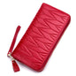 Women's wallet in genuine leather with RFID for card