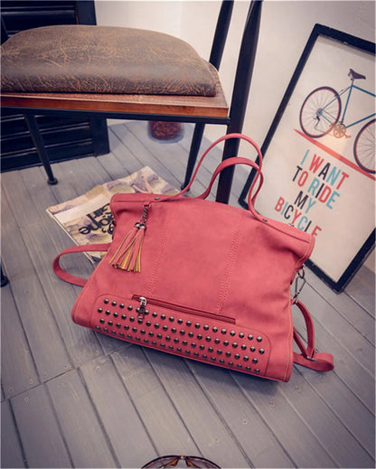 High-quality women's leather handbag