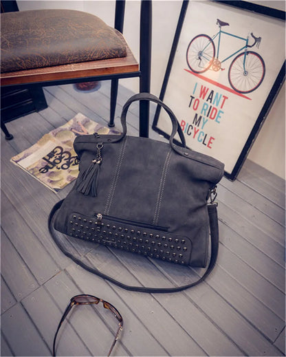 High-quality women's leather handbag