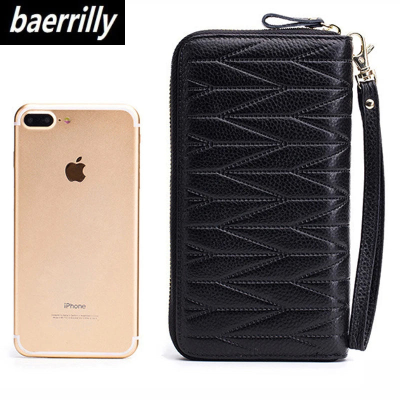 Women's wallet in genuine leather with RFID for card