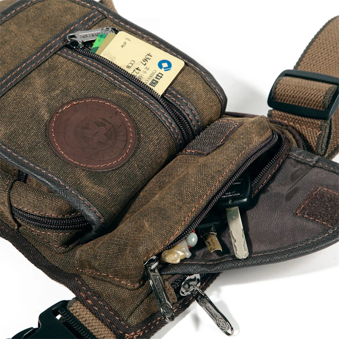 Men's crossbody bag made with high-quality nylon