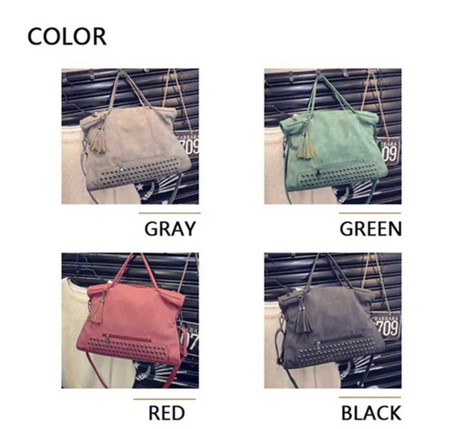 High-quality women's leather handbag