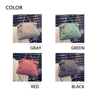High-quality women's leather handbag