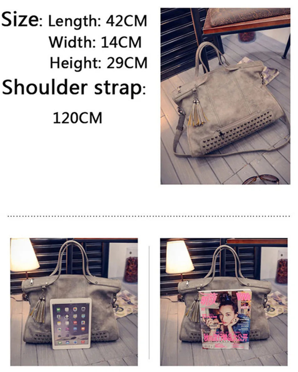 High-quality women's leather handbag