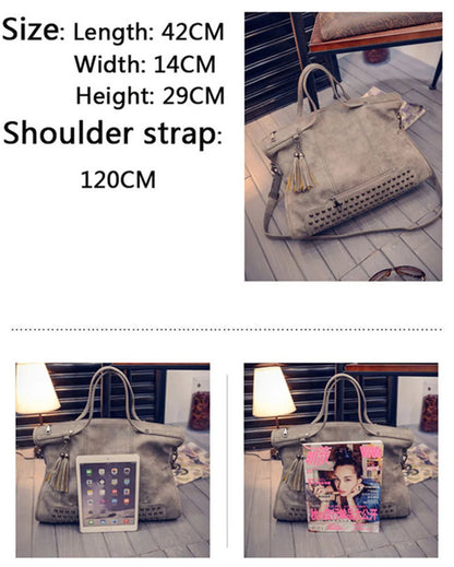High-quality women's leather handbag
