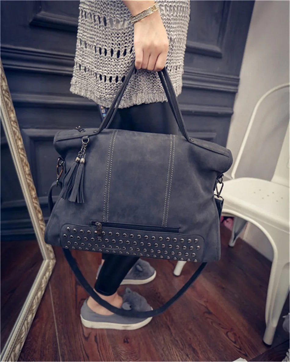 High-quality women's leather handbag