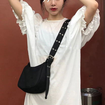 Stylish and casual women's crossbody bag made of waterproof nylon