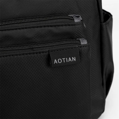 High-quality men's shoulder bag, crossbody, messenger style or executive bag in nylon, large and small sizes.
