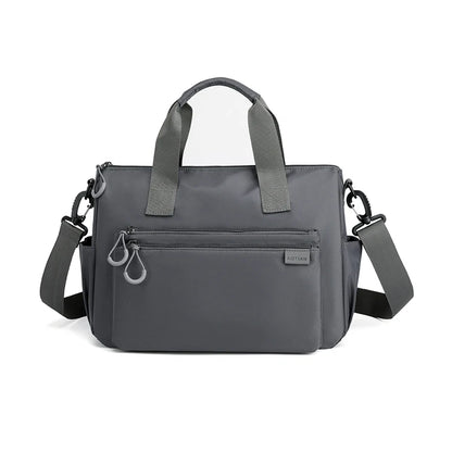 High-quality men's shoulder bag, crossbody, messenger style or executive bag in nylon, large and small sizes.