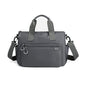 High-quality men's shoulder bag, crossbody, messenger style or executive bag in nylon, large and small sizes.