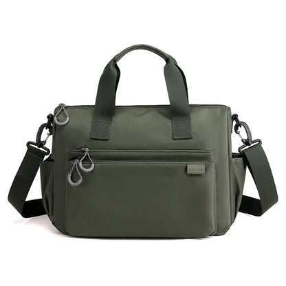 High-quality men's shoulder bag, crossbody, messenger style or executive bag in nylon, large and small sizes.