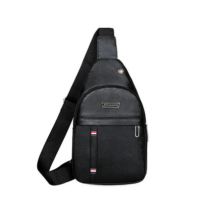Men's PU shoulder bag, fanny pack, crossbody bag