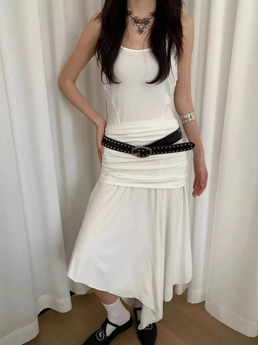 Bohemian women's belt with rivets, sophisticated and exclusive design