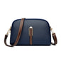 Women's genuine leather handbag with flap, luxurious, messenger style, crossbody