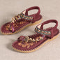Women's bohemian style flip-flops