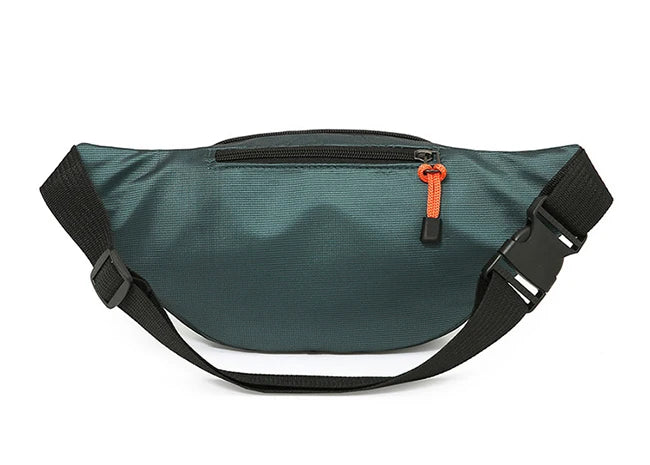 Multifunctional unisex waist bag with large capacity and waterproof properties