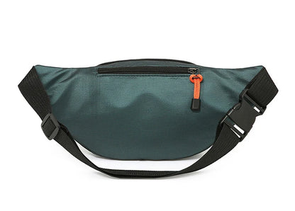 Multifunctional unisex waist bag with large capacity and waterproof properties