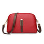 Women's genuine leather handbag with flap, luxurious, messenger style, crossbody
