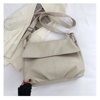 Large women's leather handbag