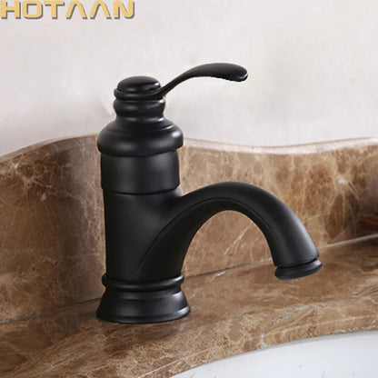 Crane 6-inch antique brass lavatory faucet