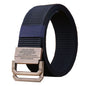 Elegant, casual, tactical men's belt in nylon fabric, military style, to wear with jeans