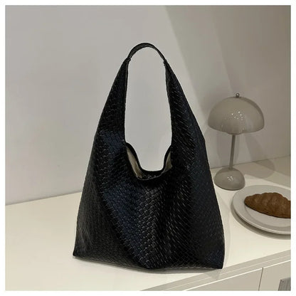 Women's Large-Capacity Retro Leather Hobo Shoulder Bag